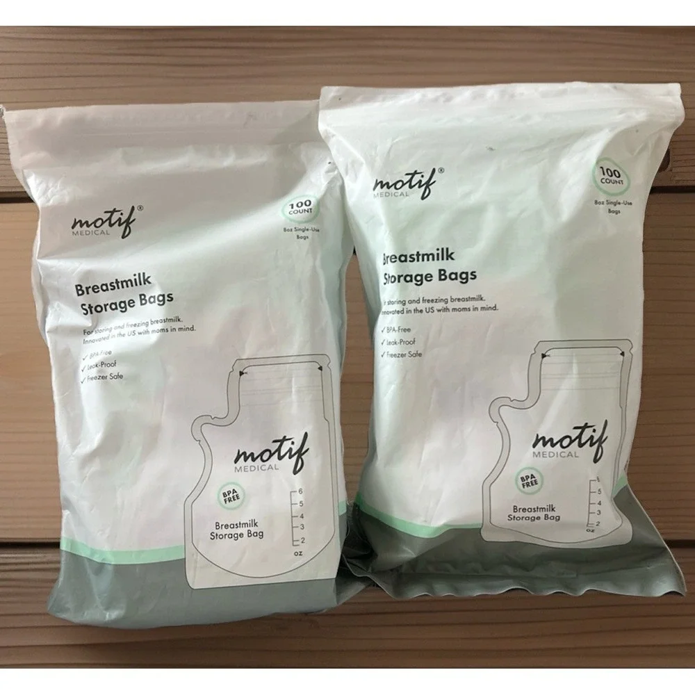 Motif 2 Breastmilk Storage Bags 100 Count Each BPA Free Leak Proof NEW Sealed